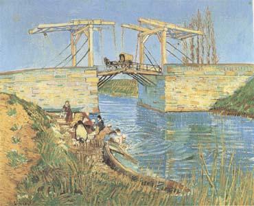 Vincent Van Gogh The Langlois Bridge at Arles (mk09) Sweden oil painting art